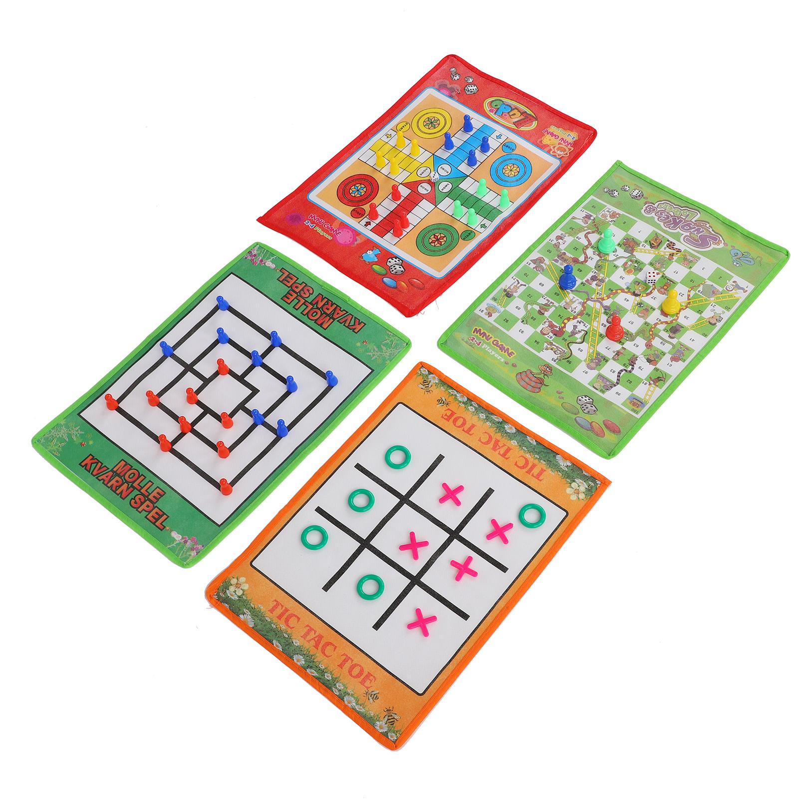 Snake and Ladder Kids Nine Men s Morris Portable Flying Chess Ludo Board для семейной игры 4 в 1 набор
Snake and Ladder Kids Nine Men s Morris Portable Flying Chess Ludo Board для семейной игры 4 в 1 набор