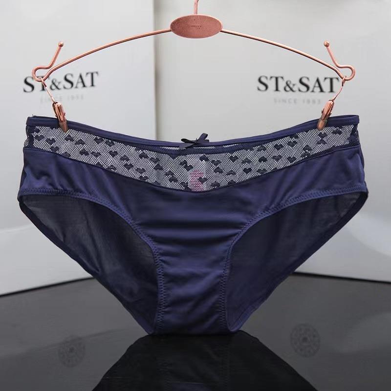 Женские трусики из чистого хлопка, сексуальные трусы с высокой талией, кружевное мягкое нижнее белье с цветочным принтом L синий
Женские трусики из чистого хлопка, сексуальные трусы с высокой талией, кружевное мягкое нижнее белье с цветочным принтом L синий