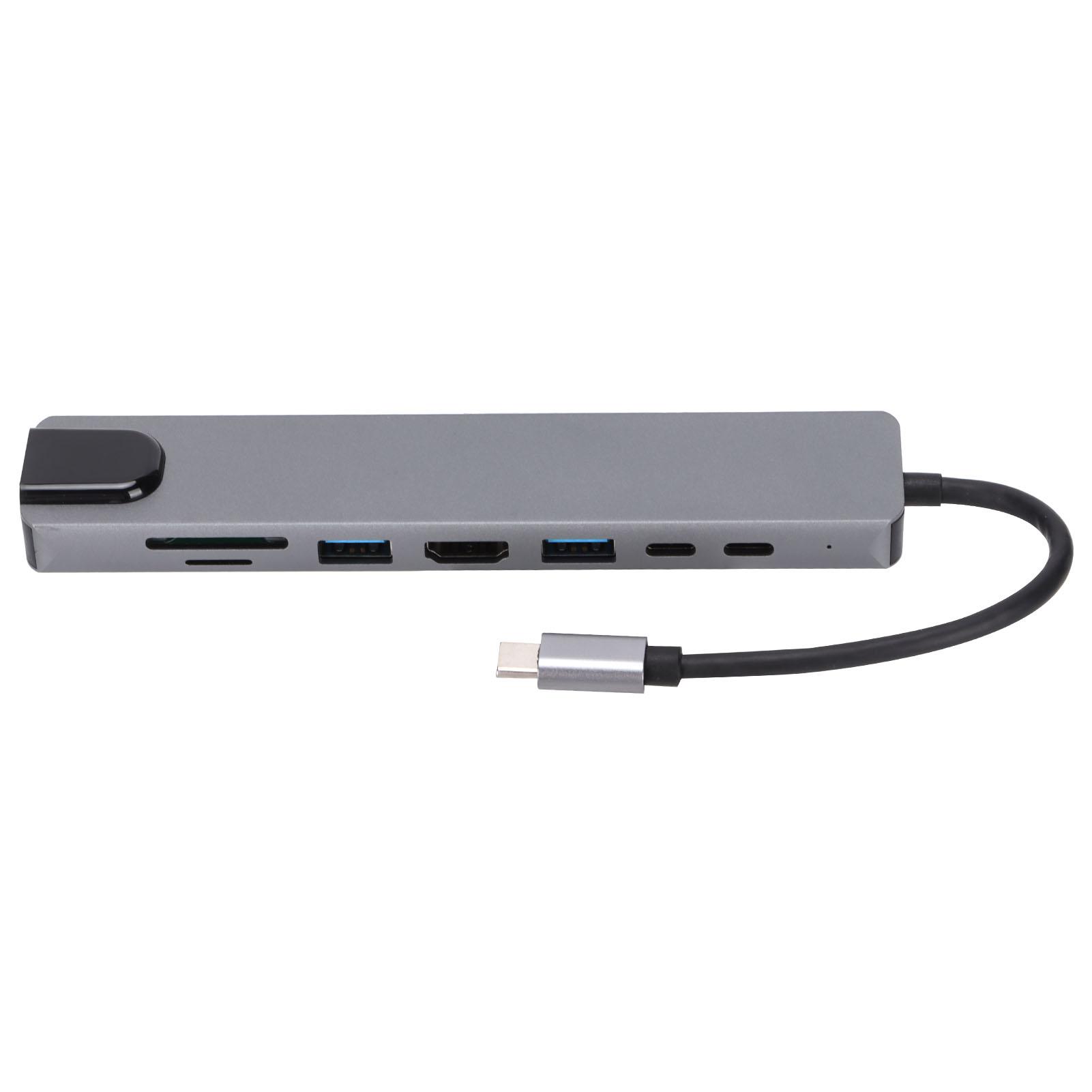 Концентратор USB 3.0 8-в-1, прочный, 100 Вт, быстрая зарядка, 5 Гбит/с, стабильный, быстрый, портативный USB-разветвитель
Концентратор USB 3.0 8-в-1, прочный, 100 Вт, быстрая зарядка, 5 Гбит/с, стабильный, быстрый, портативный USB-разветвитель