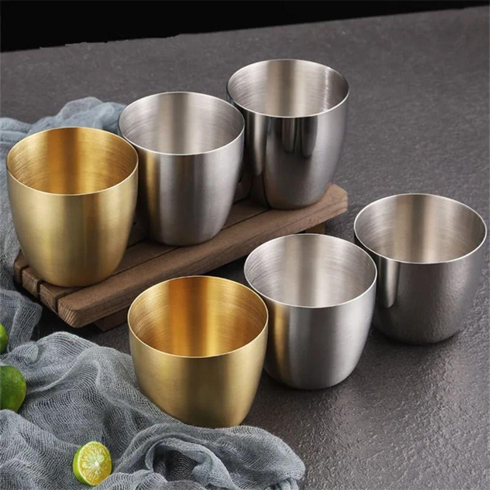 240ML 304 Stainless Steel Cup Stackable Beer Tea Cup Restaurant beer mug Water Coffee Cup Bar золотий
240ML 304 Stainless Steel Cup Stackable Beer Tea Cup Restaurant beer mug Water Coffee Cup Bar золотий