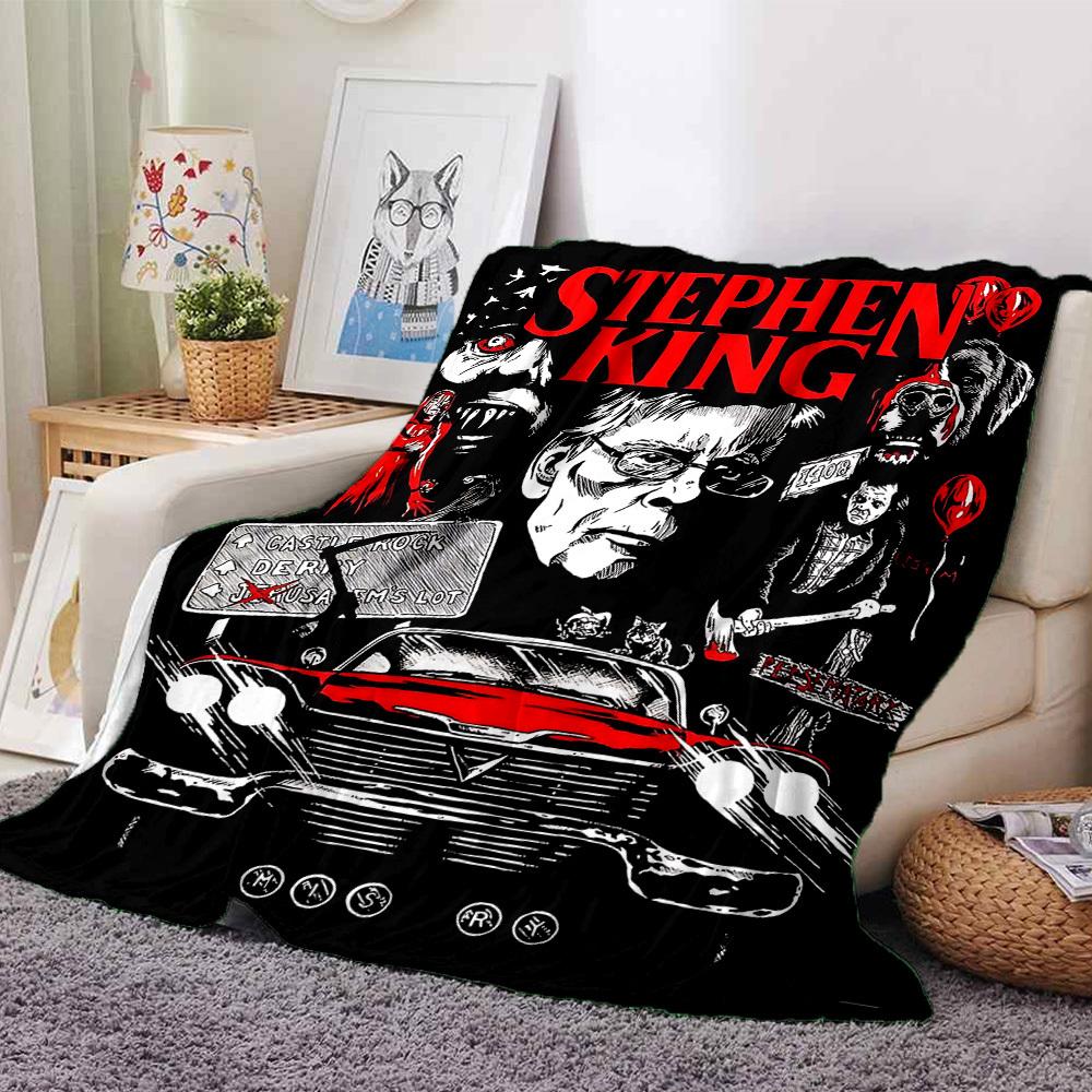 1pc Stephen King Horror Soft Flannel All-Season Throw for Home, Office, Outdoor UseDurable Comfort 100476 80cmx120cm(31inx47in)
1pc Stephen King Horror Soft Flannel All-Season Throw for Home, Office, Outdoor UseDurable Comfort 100476 80cmx120cm(31inx47in)