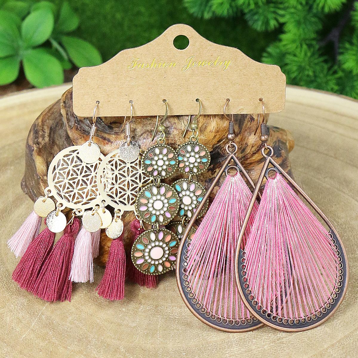 Жіночий Богемний Барвистий Набір Сережок з Китицями/Раковинами/Бірюзою Геометричної Форми Великі Краплі Води Прикраси для Вечірки Подарунки
Жіночий Богемний Барвистий Набір Сережок з Китицями/Раковинами/Бірюзою Геометричної Форми Великі Краплі Води Прикраси для Вечірки Подарунки