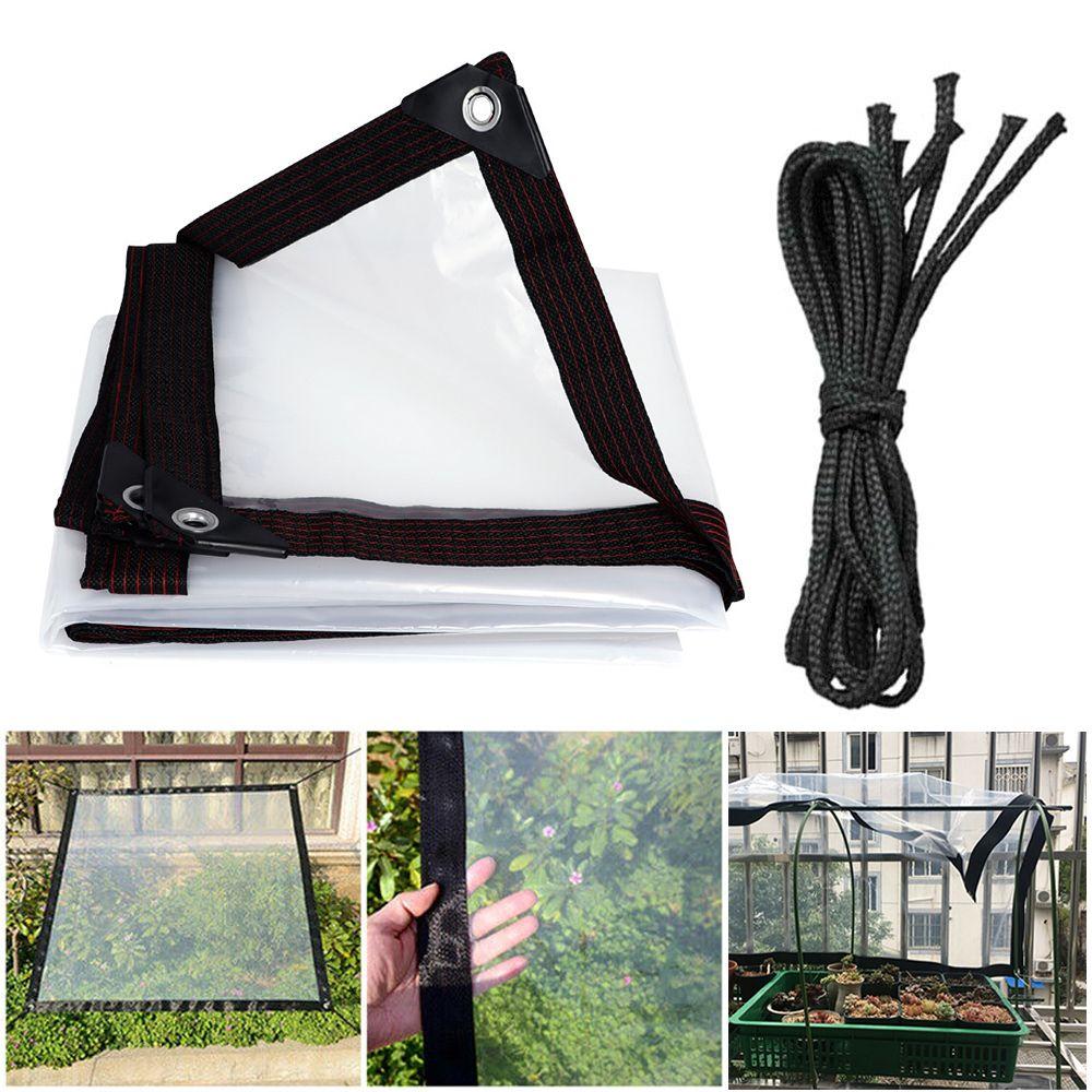 Cover Greenhouse Eyelet Canopies Transparent Rainproof Cloth Sheet Heavy Tarpaulin Waterproof Cloth 1x1m
Cover Greenhouse Eyelet Canopies Transparent Rainproof Cloth Sheet Heavy Tarpaulin Waterproof Cloth 1x1m