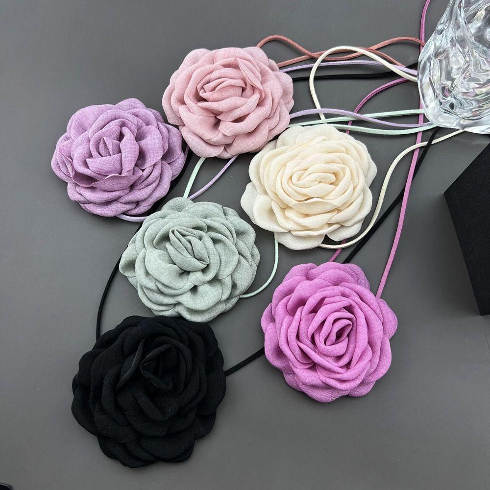 Adjustable Camellia Clavicle Chain Exaggerated Flower Clavicle Chain Necklace Women Style 2
Adjustable Camellia Clavicle Chain Exaggerated Flower Clavicle Chain Necklace Women Style 2