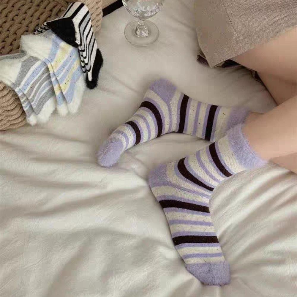 3Pairs Spot Striped Mid-calf Socks Sweet Winter Plush Socks Soft Women s Stockings Female 3Pairs
3Pairs Spot Striped Mid-calf Socks Sweet Winter Plush Socks Soft Women s Stockings Female 3Pairs