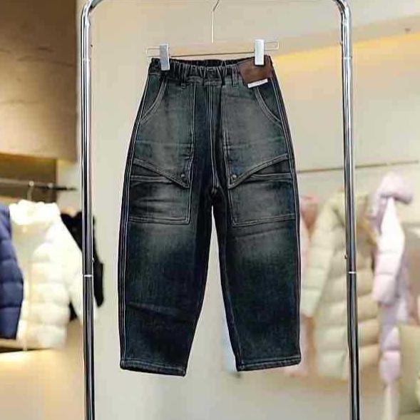 Children s Plus Velvet Elastic Waist Denim Pants 120 серый/синий
Children s Plus Velvet Elastic Waist Denim Pants 120 серый/синий