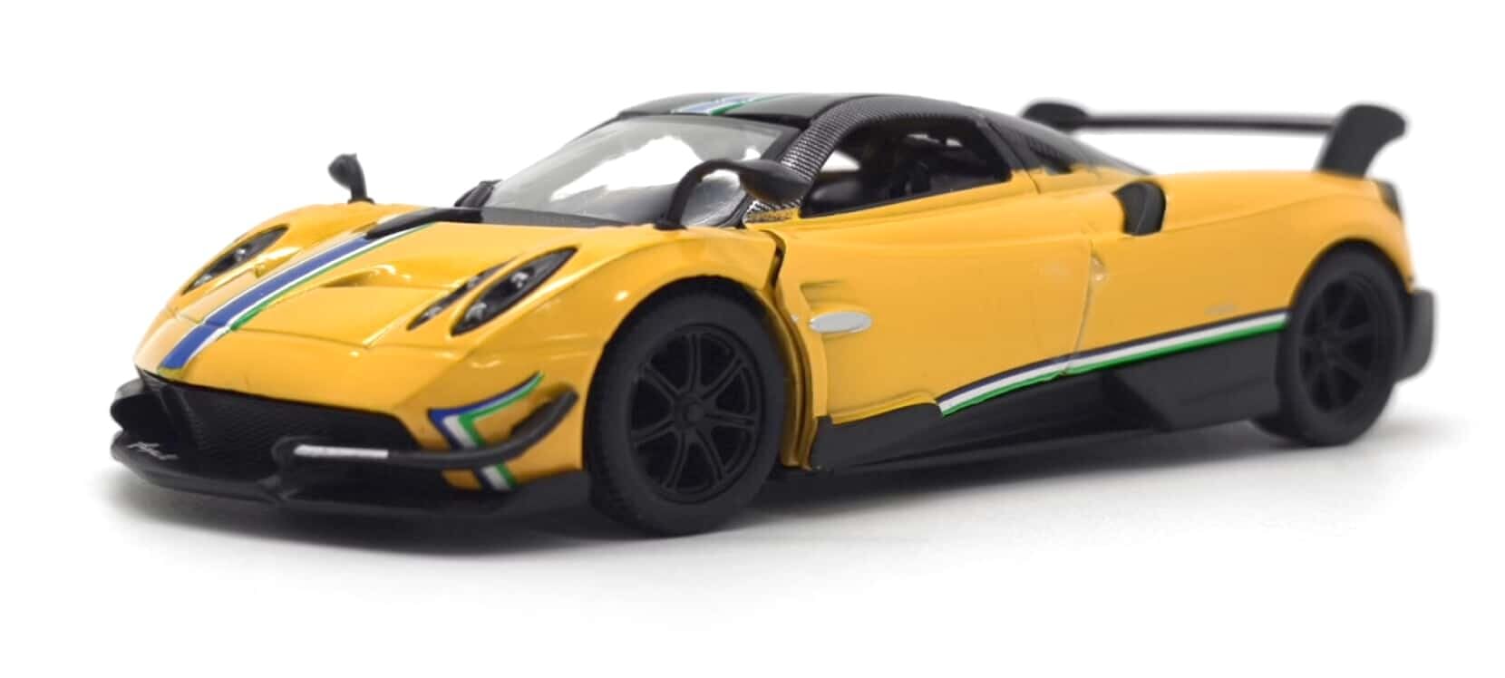 KiNSMART minicar Pagani Huayra BC LIVERY EDITION 2016 with pullback and box 1/38 (orange)
KiNSMART minicar Pagani Huayra BC LIVERY EDITION 2016 with pullback and box 1/38 (orange)