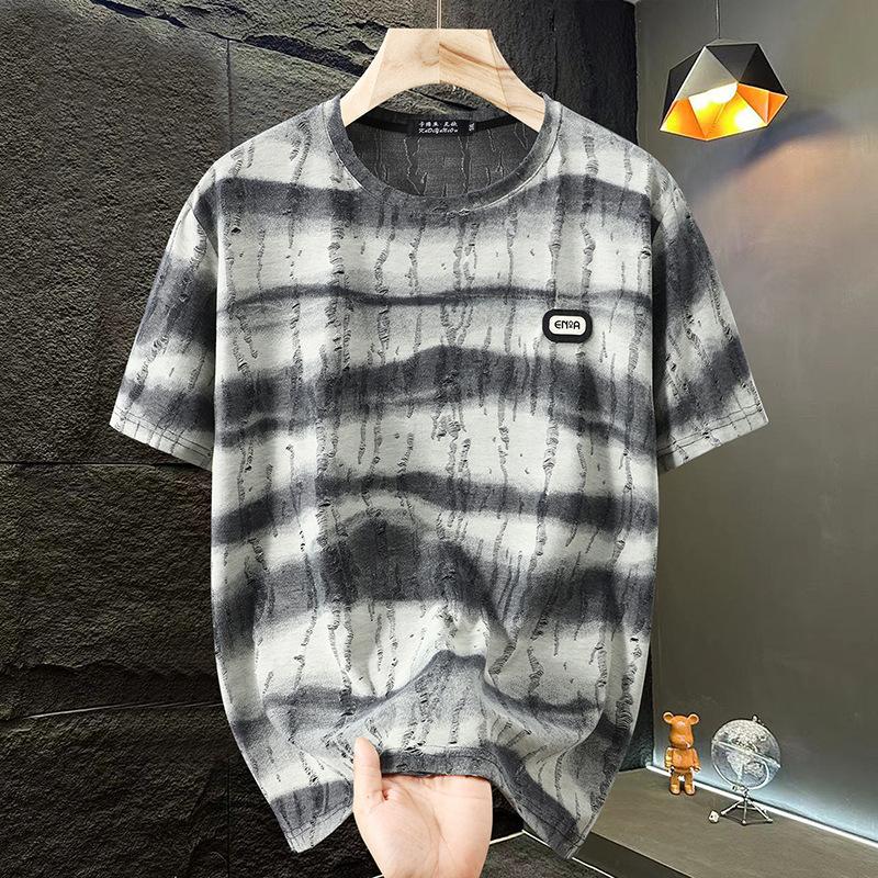 Men s Summer Short-Sleeve Oversized T-Shirt: Plus Size Design with Ripped Details 9XL
Men s Summer Short-Sleeve Oversized T-Shirt: Plus Size Design with Ripped Details 9XL