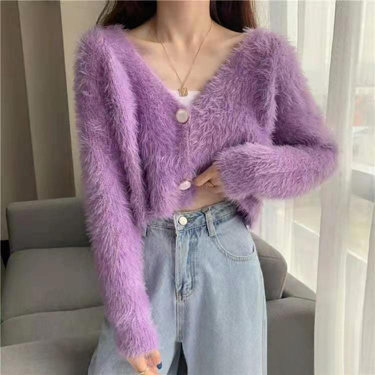 Жіночий кардиган светр з V-подібним вирізом на весну, приталеного крою, що підкреслює фігуру, топ з довгим рукавом, в язана куртка S лавандовий
Жіночий кардиган светр з V-подібним вирізом на весну, приталеного крою, що підкреслює фігуру, топ з довгим рукавом, в язана куртка S лавандовий