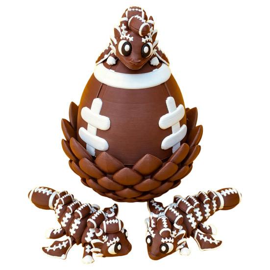 3D Printed Dragon Egg Ornament Toy with Dragon Figurine Inside, Sports Ball Inspired Fidget Toy, Stress Relief Dragon Statue for Kids Adults Home C
3D Printed Dragon Egg Ornament Toy with Dragon Figurine Inside, Sports Ball Inspired Fidget Toy, Stress Relief Dragon Statue for Kids Adults Home C