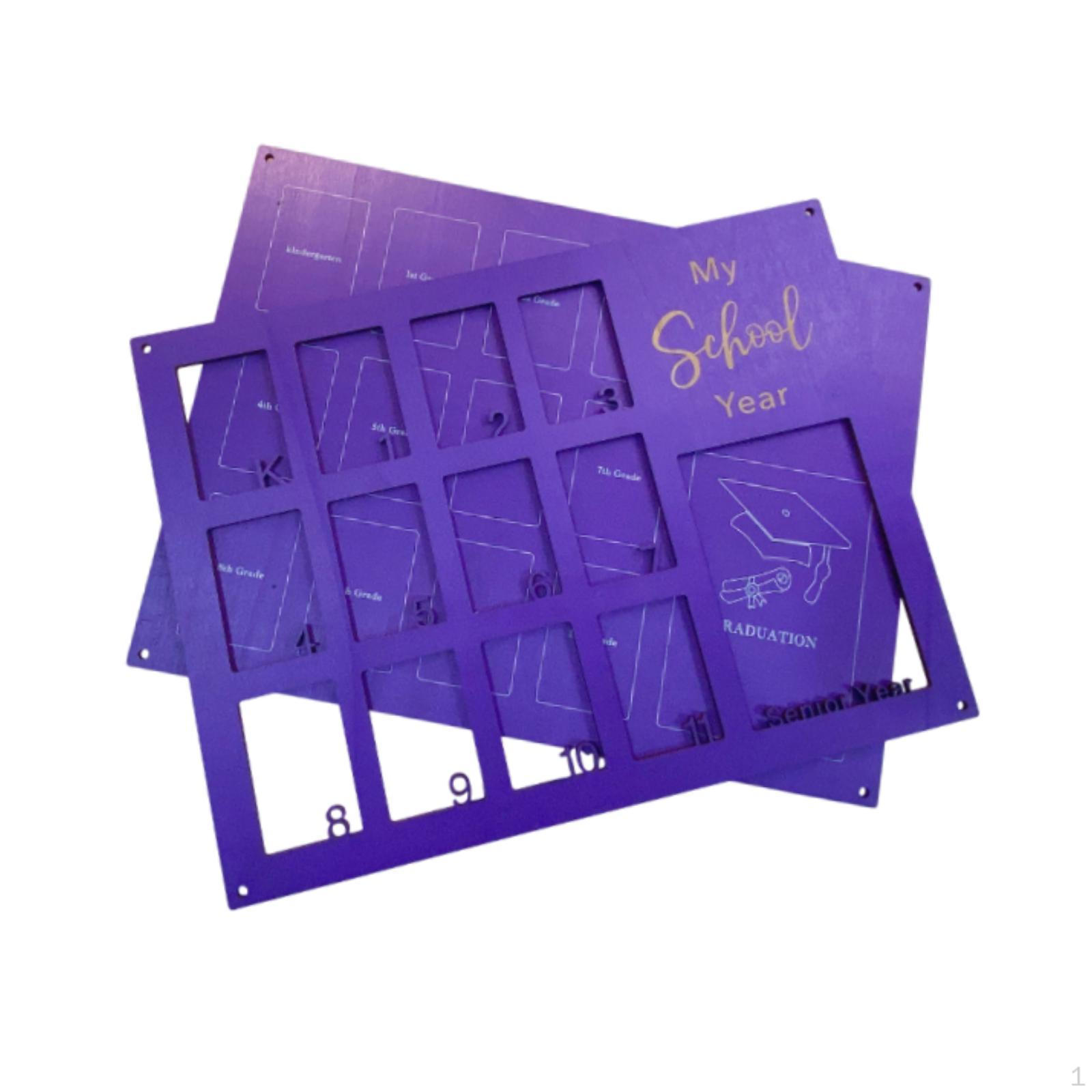 Graduation Photo Frame with Multiple Openings for Bedroom Decor Purple
Graduation Photo Frame with Multiple Openings for Bedroom Decor Purple