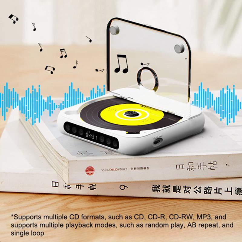 KC-918 CD Player with LCD Screen Portable Bluetooth-compatible Speaker Audio Repeater for Home Car White
KC-918 CD Player with LCD Screen Portable Bluetooth-compatible Speaker Audio Repeater for Home Car White