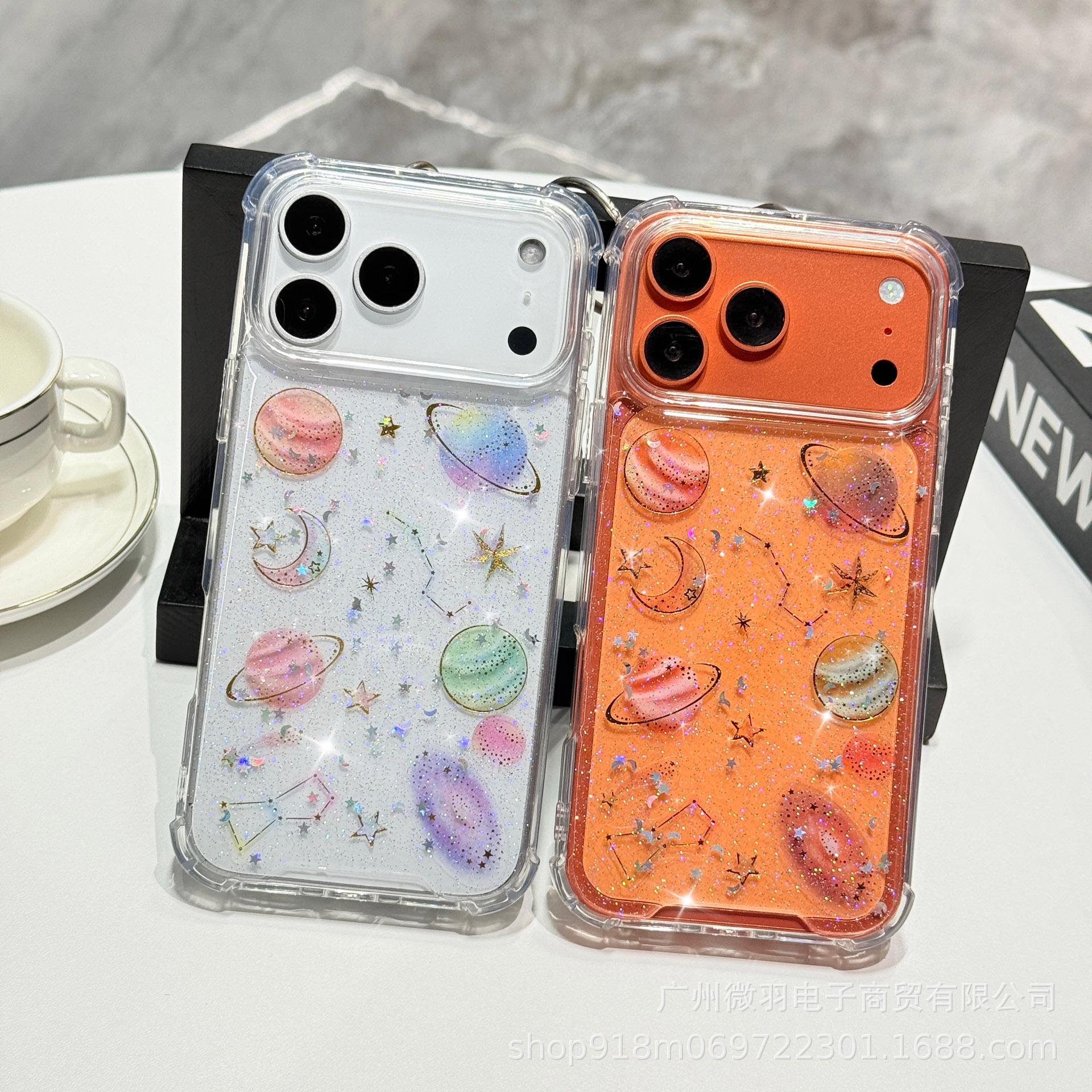 Bling Galaxy Glitter Epoxy Drop-Proof Case for All Apple Phones iPhone 17 Pro Max
Bling Galaxy Glitter Epoxy Drop-Proof Case for All Apple Phones iPhone 17 Pro Max