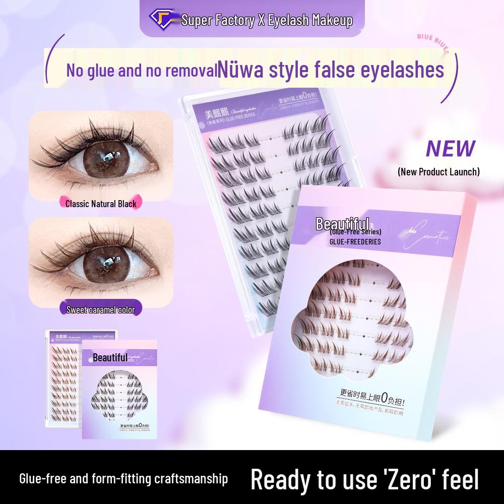 Meixi Xi Ten-Row Natural Brown Self-Adhesive False Eyelashes Glue Ten Rows (No Tools) Natural Black
Meixi Xi Ten-Row Natural Brown Self-Adhesive False Eyelashes Glue Ten Rows (No Tools) Natural Black
