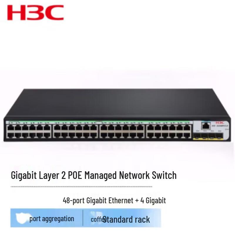 H3C LS-5048PV5-EI-PWR Gigabit PoE Switch
H3C LS-5048PV5-EI-PWR Gigabit PoE Switch