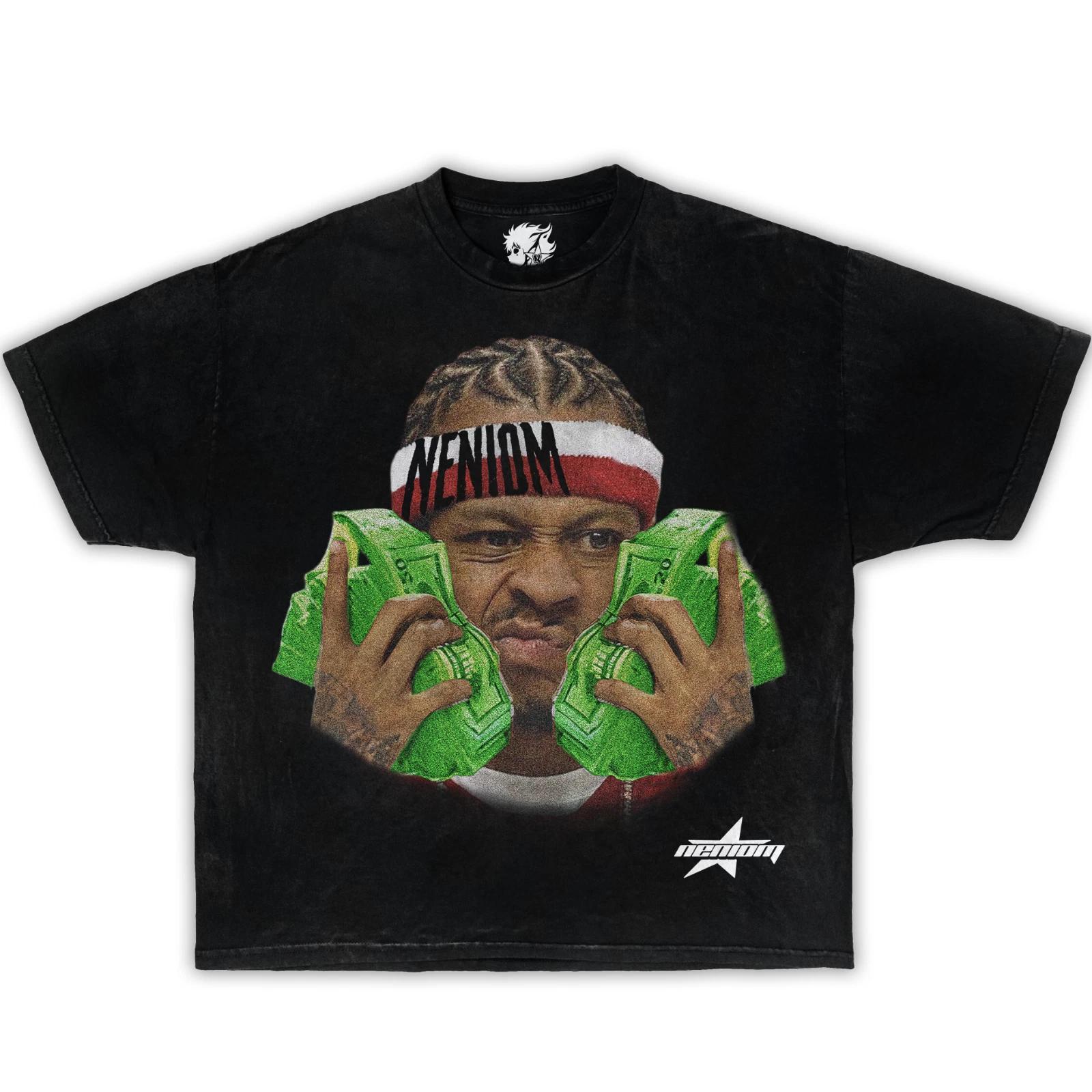 Ai Iverson Money Talk T-Shirt Y2K Streetwear Oversized Vintage Basketball Shirts S
Ai Iverson Money Talk T-Shirt Y2K Streetwear Oversized Vintage Basketball Shirts S