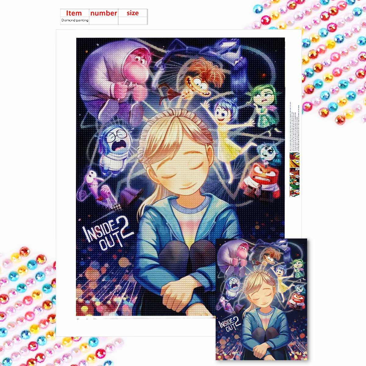 Full Round Diamond Painting Inside Out Art Rhinestone Picture Mosaic DIY 5D Cross Stitch Embroidery Home Decoration Round 20x30cm
Full Round Diamond Painting Inside Out Art Rhinestone Picture Mosaic DIY 5D Cross Stitch Embroidery Home Decoration Round 20x30cm