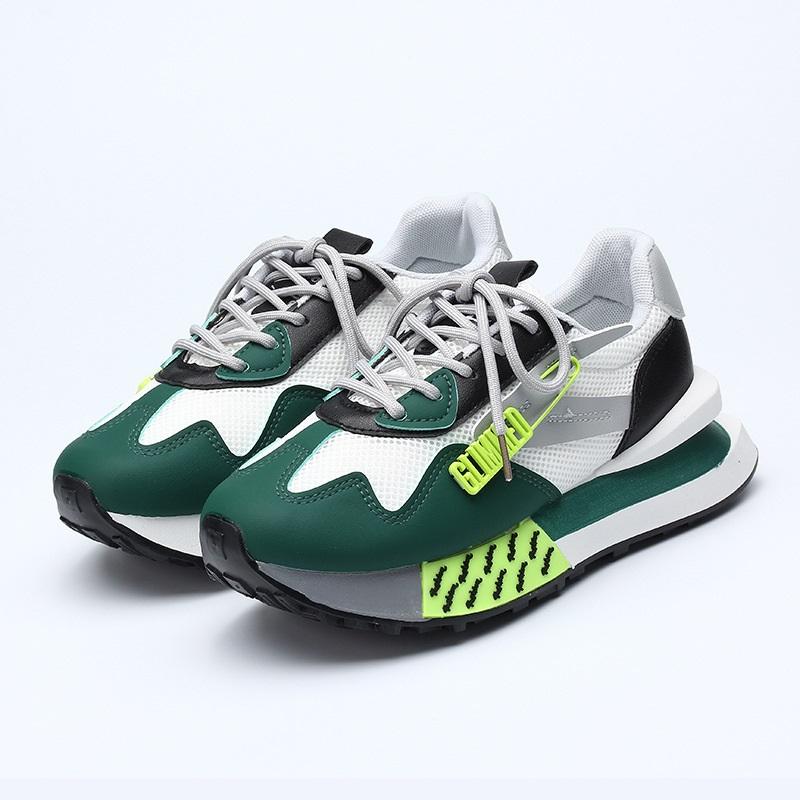 New Color Blocked Women s Thick Soled Height Increasing Casual Sports Shoes Retro Forrest Gump Shoes 36 зелёный
New Color Blocked Women s Thick Soled Height Increasing Casual Sports Shoes Retro Forrest Gump Shoes 36 зелёный