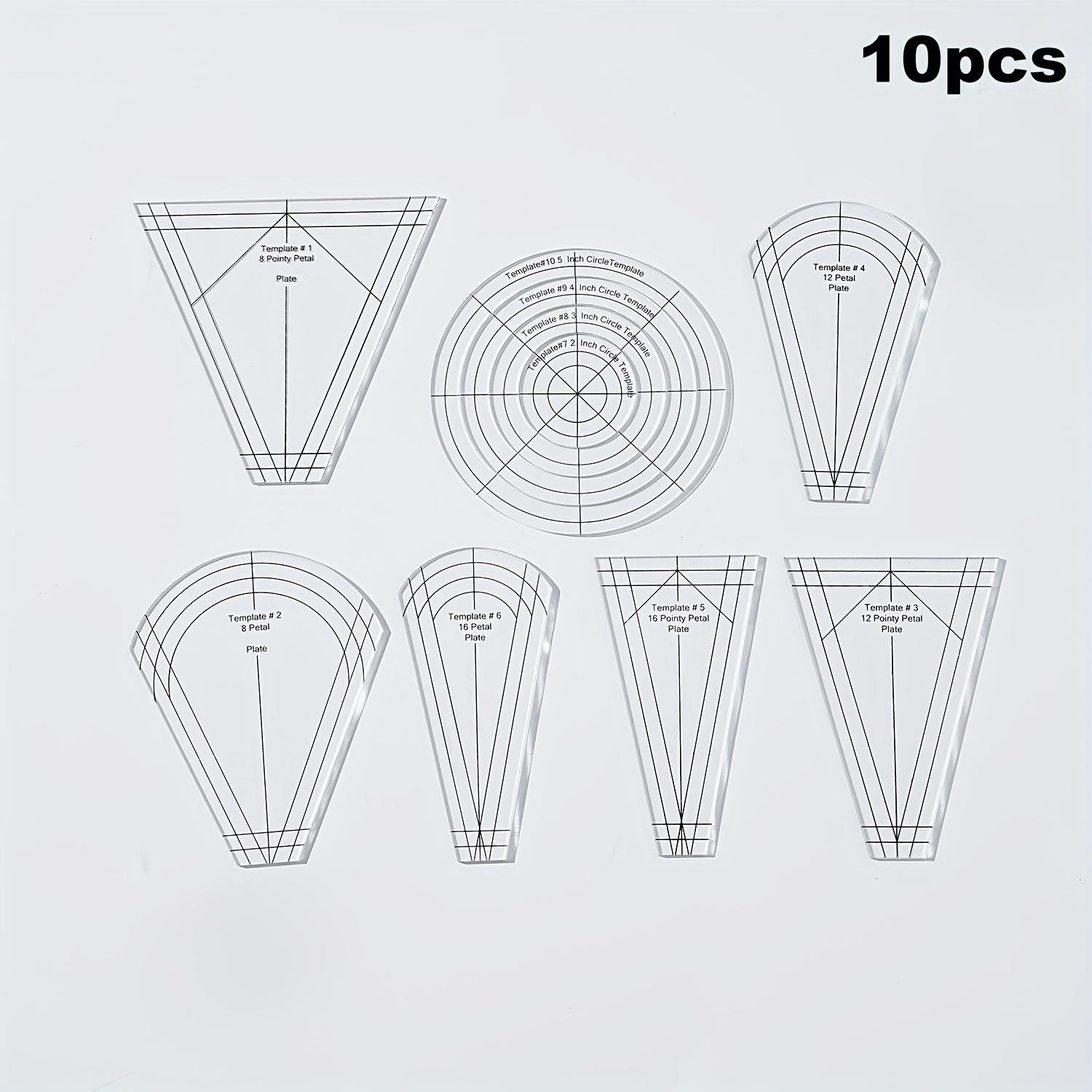 Набор 10 шт., Шаблон-линейка в форме лепестка, Линейка для раскроя ткани, Линейка для шитья пэчворка, Линейка для выкройки одежды, Шаблоны для квилтинга и шитья на швейной машине своими руками прозрачный
Набор 10 шт., Шаблон-линейка в форме лепестка, Линейка для раскроя ткани, Линейка для шитья пэчворка, Линейка для выкройки одежды, Шаблоны для квилтинга и шитья на швейной машине своими руками прозрачный