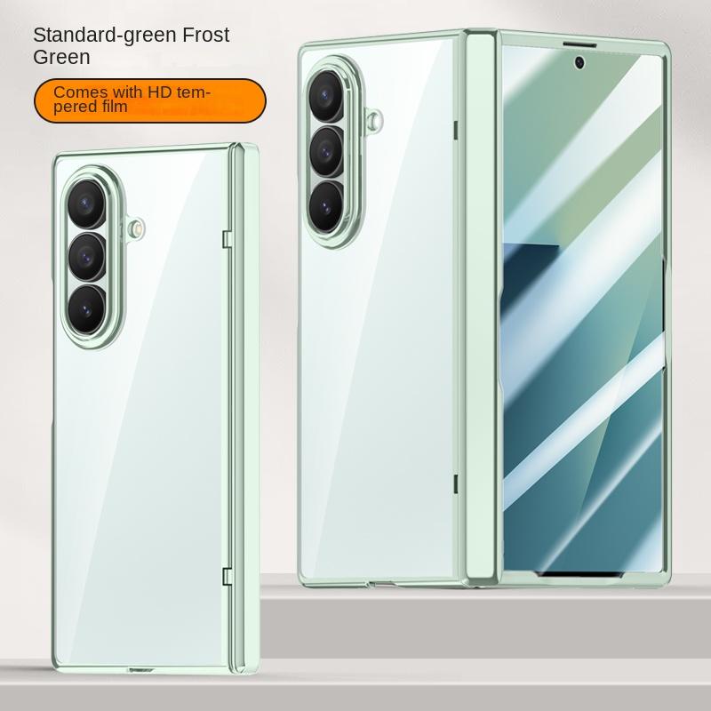 For Samsung Galaxy Z Fold 7 electroplated magnetic case with integrated tempered glass front film anti-fingerprint phone case For Galaxy Z Fold 7
For Samsung Galaxy Z Fold 7 electroplated magnetic case with integrated tempered glass front film anti-fingerprint phone case For Galaxy Z Fold 7