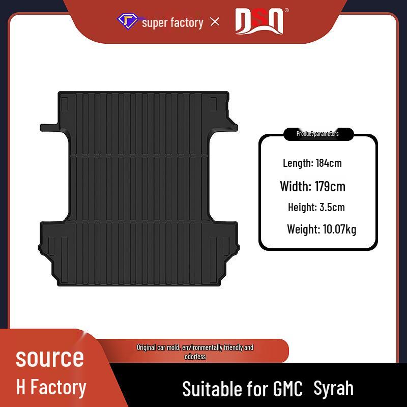 GMC Sierra Pickup Truck Bed Tail Box Mat Black TPE Material
GMC Sierra Pickup Truck Bed Tail Box Mat Black TPE Material