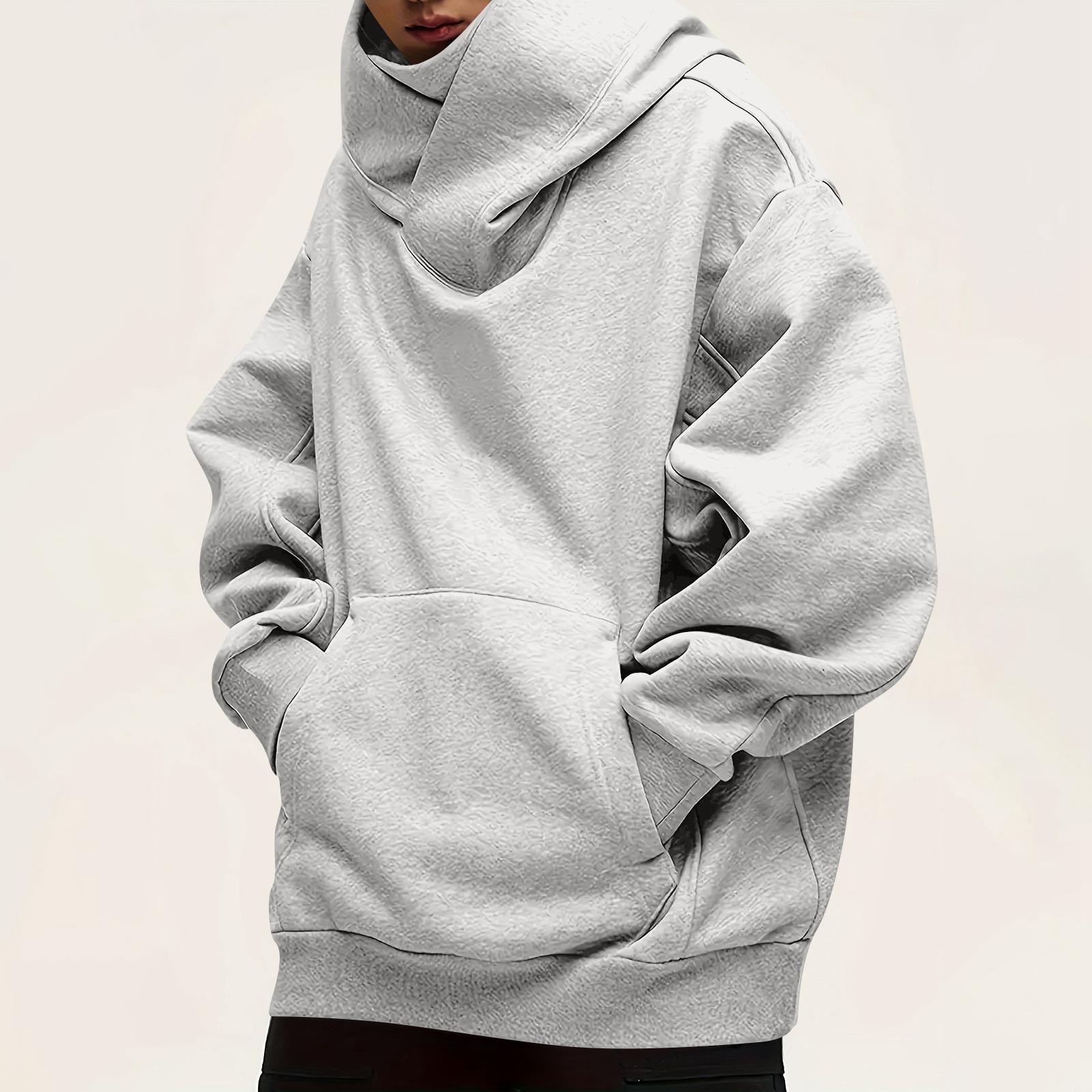 Мужская мода однотонный пуловер с капюшоном с длинными рукавами и карманами повседневный свитшот топ XL
Мужская мода однотонный пуловер с капюшоном с длинными рукавами и карманами повседневный свитшот топ XL