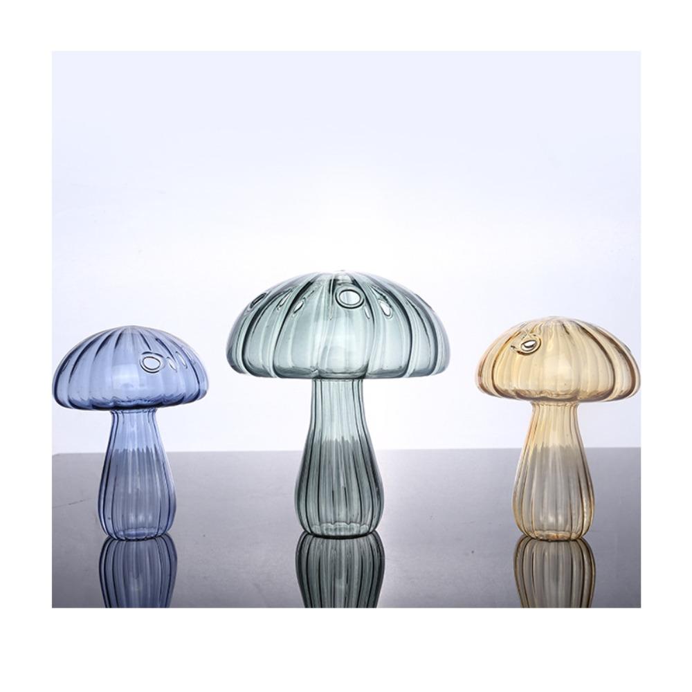 Transparent Mushroom Decoration Creative Home Glass Vase Aromatherapy Bottle Flower Table рожевий
Transparent Mushroom Decoration Creative Home Glass Vase Aromatherapy Bottle Flower Table рожевий
