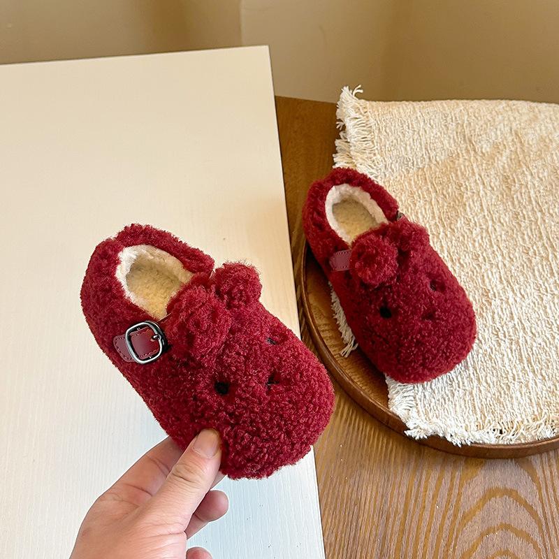 Girls Rabbit Ear Plush Shoes, New Winter Solid Color Princess Cotton Shoes for Small, Medium, and Large Children, Warm Shoes 21Inner Length13.5cm красный
Girls Rabbit Ear Plush Shoes, New Winter Solid Color Princess Cotton Shoes for Small, Medium, and Large Children, Warm Shoes 21Inner Length13.5cm красный
