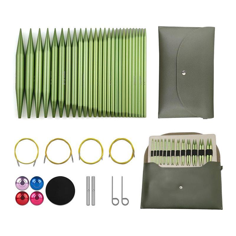 Fresh Aluminum Circular Knitting Needles Set 13 Pairs Of 4 Inch Interchangeable Knitting Needles зелений
Fresh Aluminum Circular Knitting Needles Set 13 Pairs Of 4 Inch Interchangeable Knitting Needles зелений