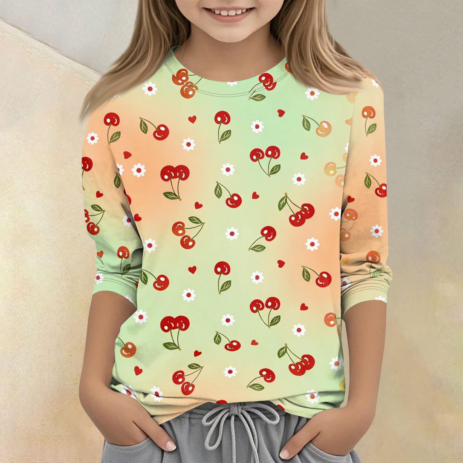Children s Printed Round Neck Seven Quarter Sleeve Casual T-shirt 160 зелений
Children s Printed Round Neck Seven Quarter Sleeve Casual T-shirt 160 зелений