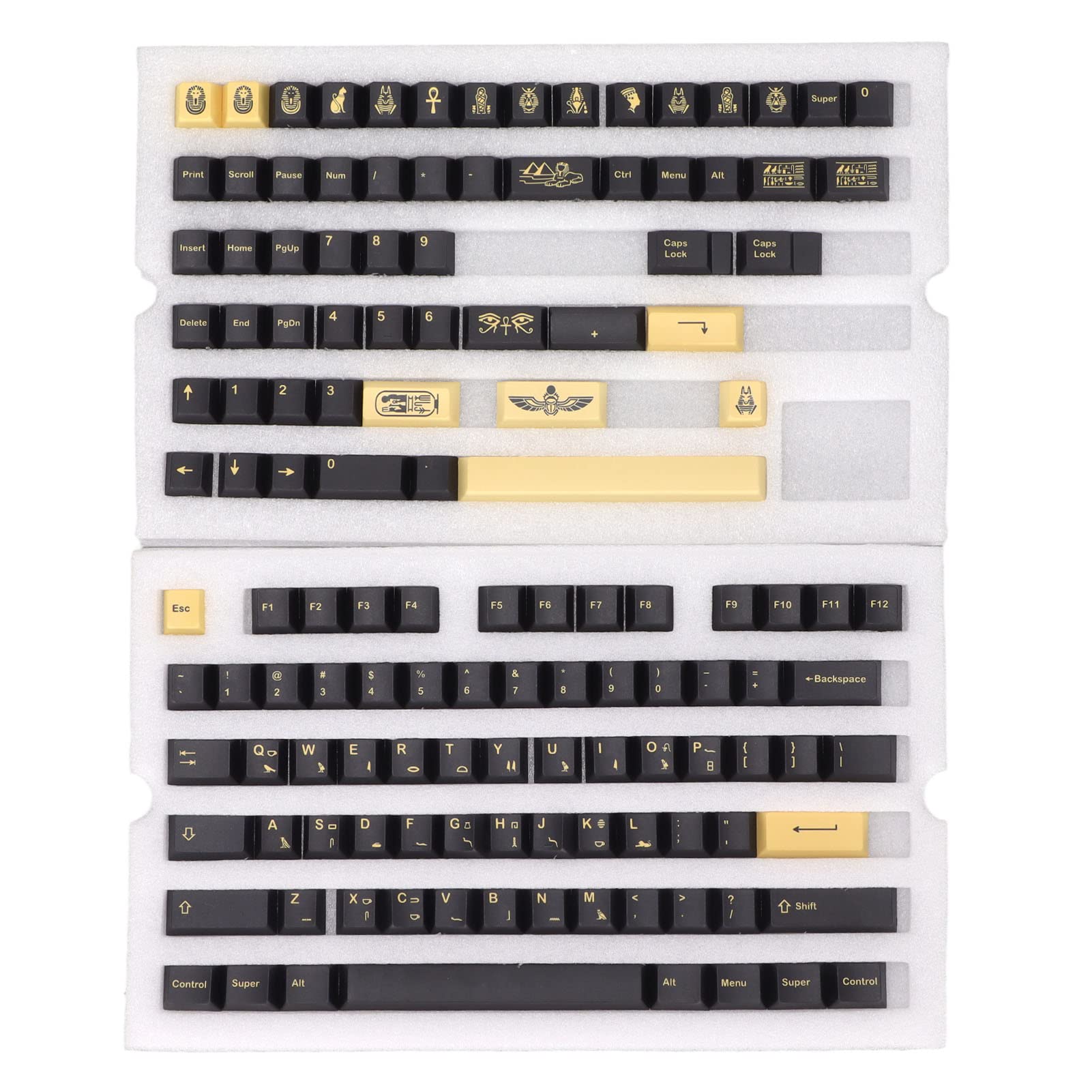 PBT Keycaps 132 Keys No Letters Cherry Blossom Height Egyptian Pharaoh Theme DIY Decoration Universal Mechanical Gaming Keyboard Keycaps
PBT Keycaps 132 Keys No Letters Cherry Blossom Height Egyptian Pharaoh Theme DIY Decoration Universal Mechanical Gaming Keyboard Keycaps