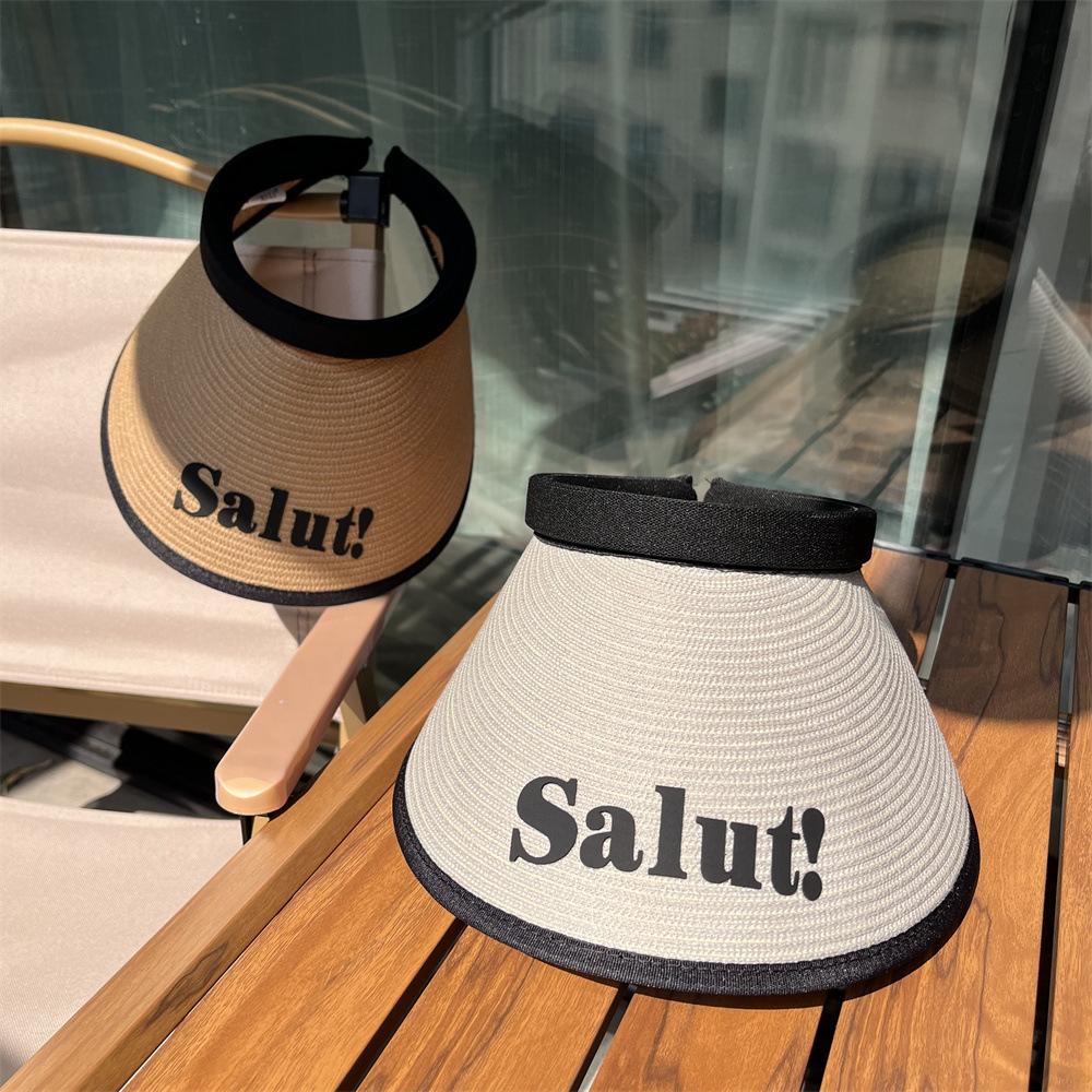 Simple three-dimensional letter duck tongue empty top hat summer travel UV protection sunshade straw hat sun protection no top hat Adult (55-58cm) сірий колір
Simple three-dimensional letter duck tongue empty top hat summer travel UV protection sunshade straw hat sun protection no top hat Adult (55-58cm) сірий колір