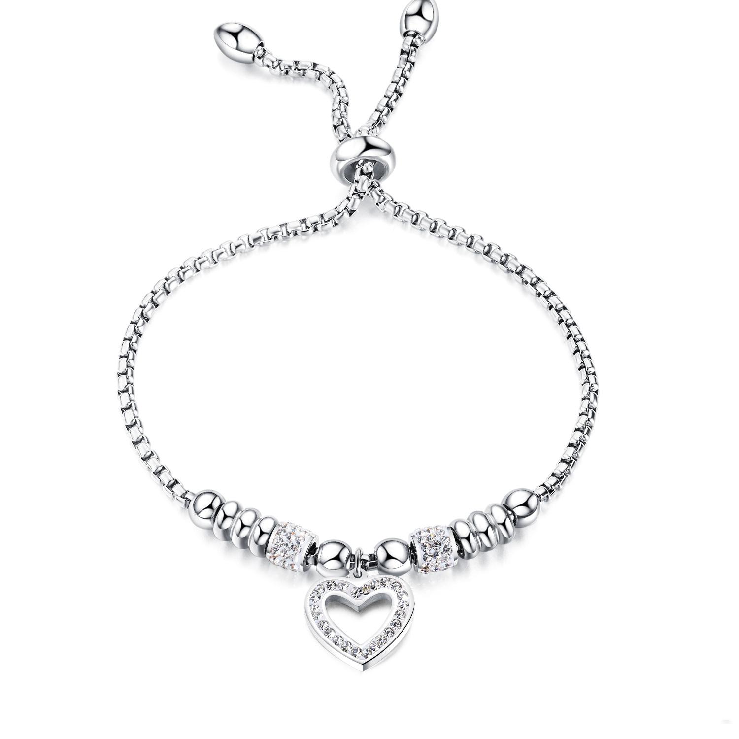 2026 European and American INS Small Fresh Bracelet Female Love Inlaid Zircon Fashionable Simple and Versatile 18CM
2026 European and American INS Small Fresh Bracelet Female Love Inlaid Zircon Fashionable Simple and Versatile 18CM