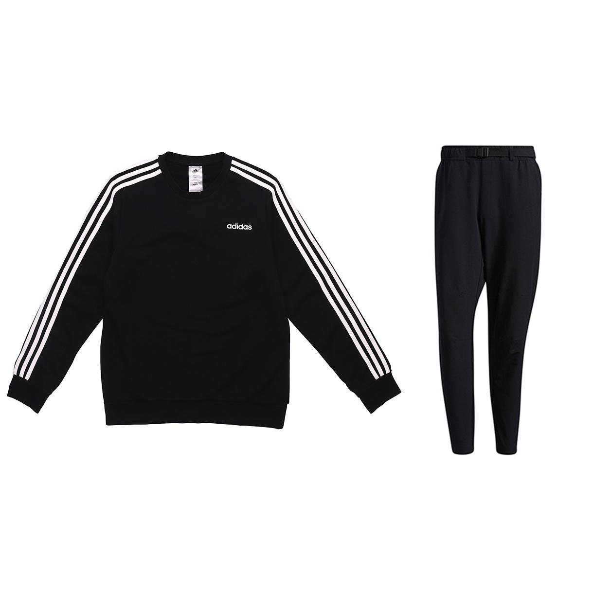 Adidas свитер с круглым вырезом и длинным рукавом, повседневная толстовка, тренировочные эластичные однотонные брюки, комплект с капюшоном, унисекс, комплекты черного цвета DQ3083+GP0953 S
Adidas свитер с круглым вырезом и длинным рукавом, повседневная толстовка, тренировочные эластичные однотонные брюки, комплект с капюшоном, унисекс, комплекты черного цвета DQ3083+GP0953 S