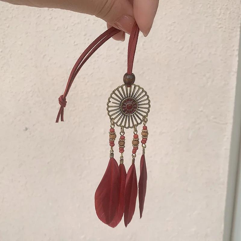 Мини-ловец снов, ручная работа, подвеска в виде перьев для автомобиля, колокольчики для девочек, настенное украшение для дома, брелок, подарки на день рождения, НОВЫЙ
Мини-ловец снов, ручная работа, подвеска в виде перьев для автомобиля, колокольчики для девочек, настенное украшение для дома, брелок, подарки на день рождения, НОВЫЙ