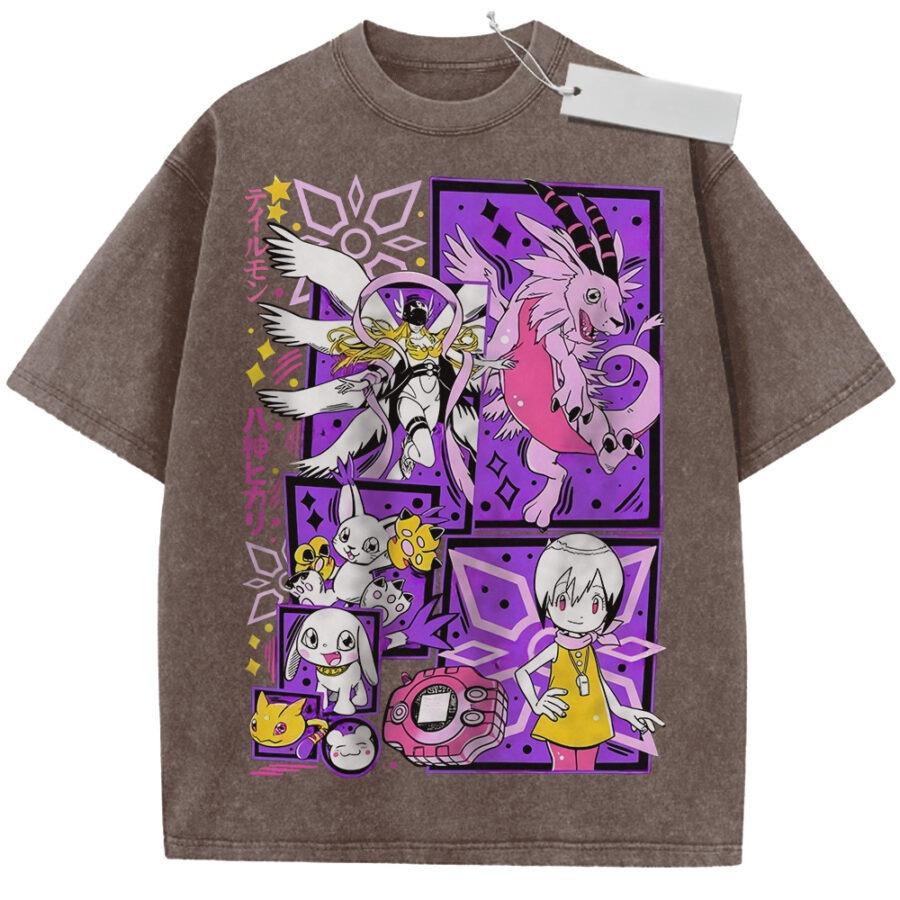Unisex Washed Purple Vintage T Shirt Digimon Adventure Characters High Quality Fabric for Home Leisure Travel Shopping M
Unisex Washed Purple Vintage T Shirt Digimon Adventure Characters High Quality Fabric for Home Leisure Travel Shopping M