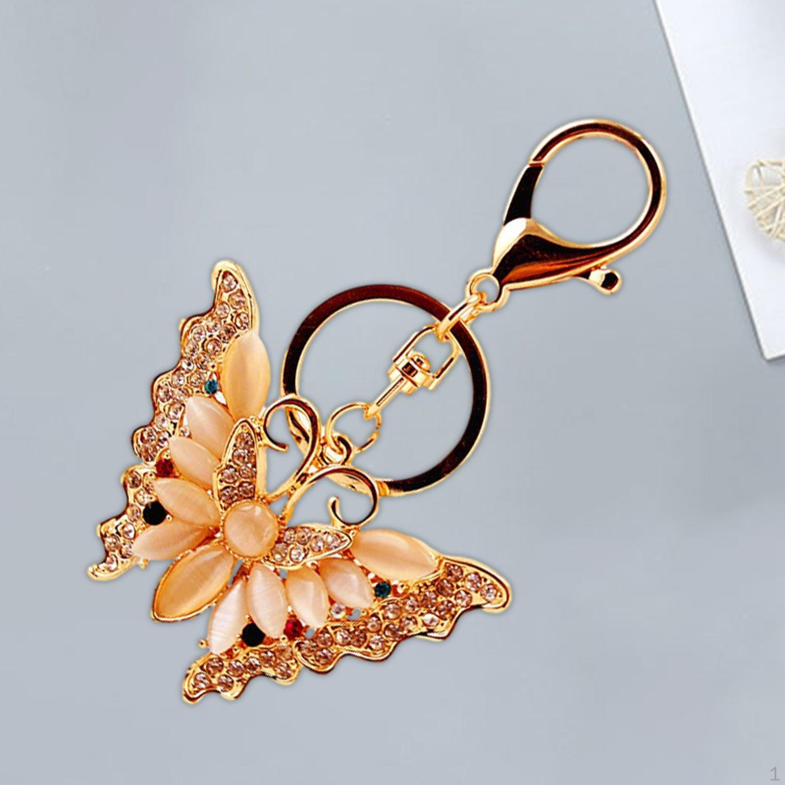 Shimmering Butterfly Keychain - Elegant 3D Keyring for Him and Her
Shimmering Butterfly Keychain - Elegant 3D Keyring for Him and Her
