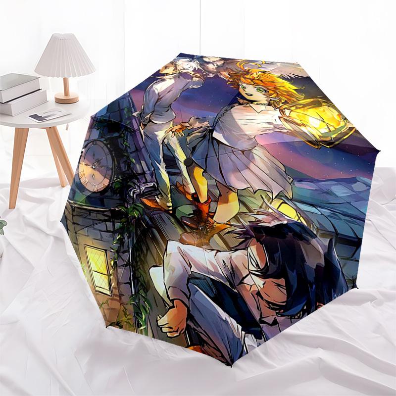1pc The Promised Neverland Outdoor Umbrella - Automatic Opening/Closing, Portable 3-Fold Design with Iron Frame - Perfect Gift for Fans, Travelers, Da
1pc The Promised Neverland Outdoor Umbrella - Automatic Opening/Closing, Portable 3-Fold Design with Iron Frame - Perfect Gift for Fans, Travelers, Da