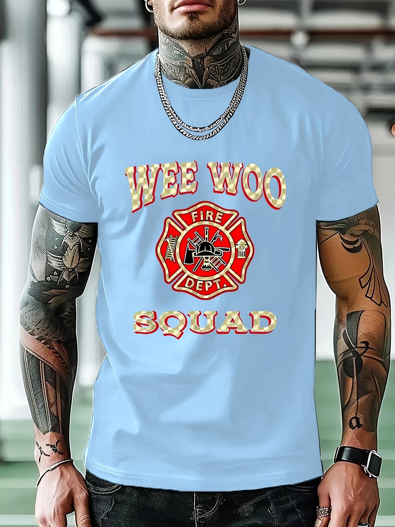 Casual Fire Department Graphic T-shirt - Wee Woo Squad Design M
Casual Fire Department Graphic T-shirt - Wee Woo Squad Design M