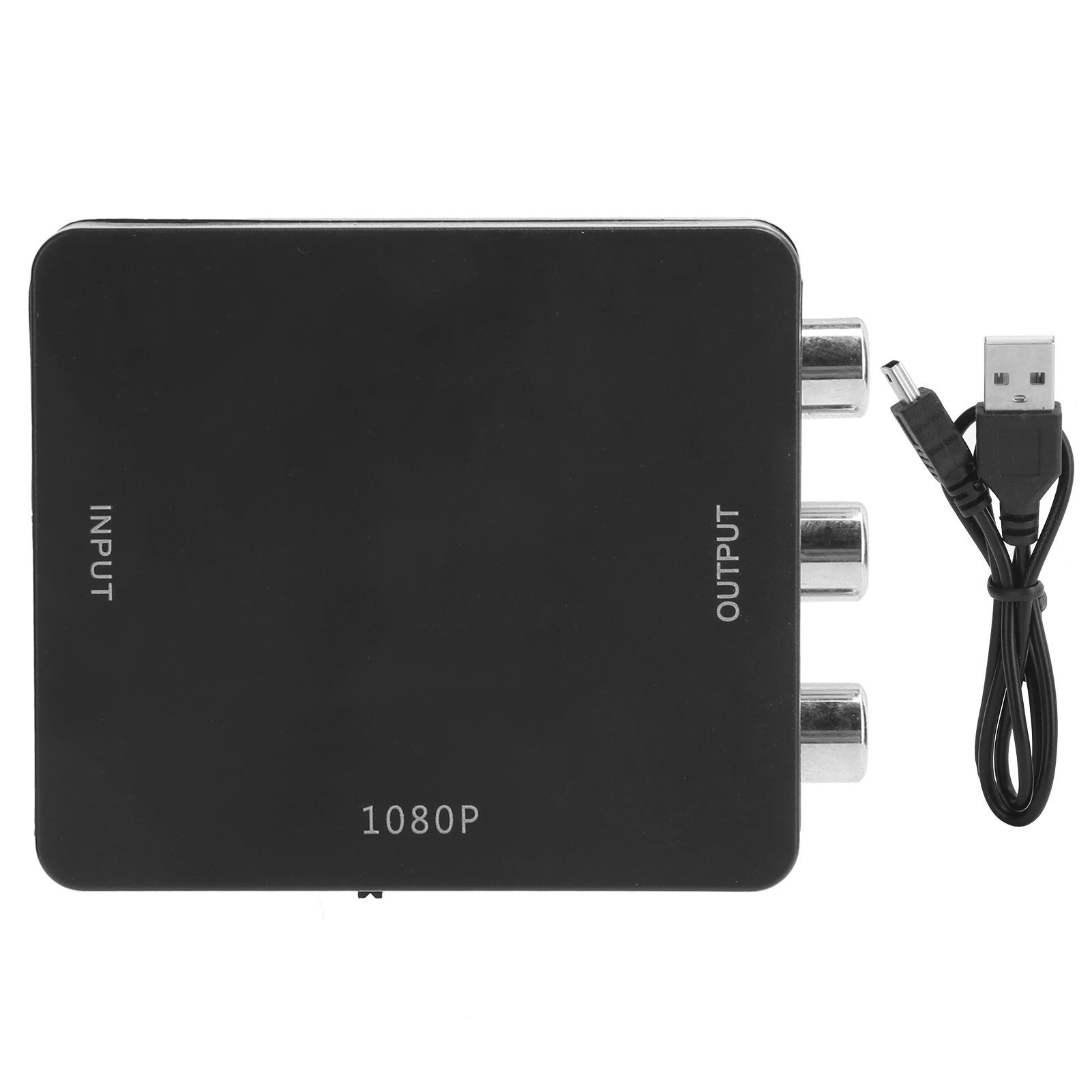 High Definition Multimedia Interface to AV Converter No Driver Video o Adapter 1080PBlack чорний
High Definition Multimedia Interface to AV Converter No Driver Video o Adapter 1080PBlack чорний