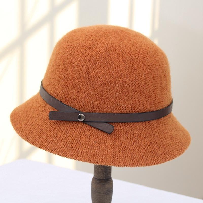 Шерстяная шляпа женская осенне-зимняя модная универсальная с поясом однотонная шляпа-колокол с маленькими полями куполообразная с короткими полями шляпа-ведро женская Adult (56-58cm)
Шерстяная шляпа женская осенне-зимняя модная универсальная с поясом однотонная шляпа-колокол с маленькими полями куполообразная с короткими полями шляпа-ведро женская Adult (56-58cm)