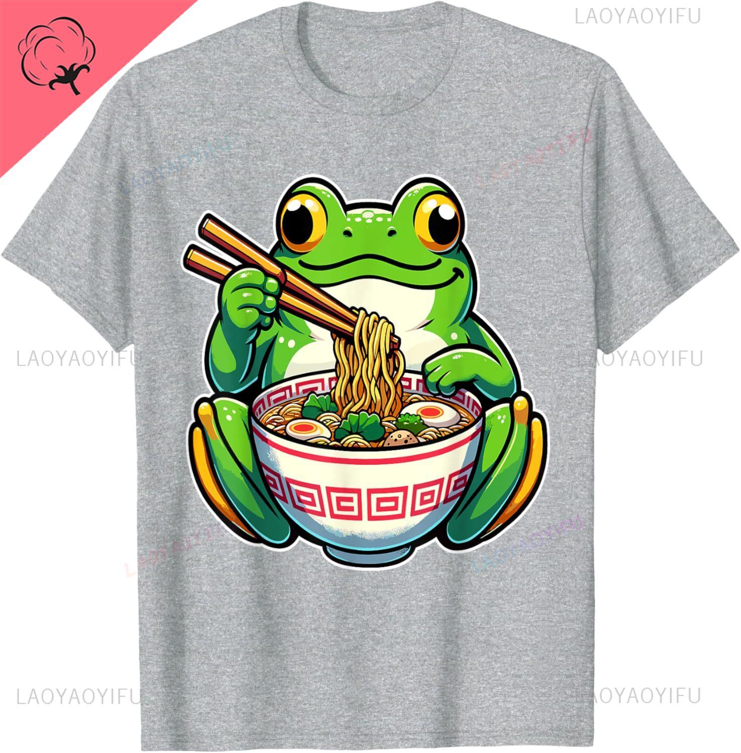 Anime Shirt Frog Eating RaUnisex Kawaii Neko Japanese Unisexga Noodles Lovers T-Shirt Summer Short Sleeve Crew Neck Tees Top 4XL
Anime Shirt Frog Eating RaUnisex Kawaii Neko Japanese Unisexga Noodles Lovers T-Shirt Summer Short Sleeve Crew Neck Tees Top 4XL
