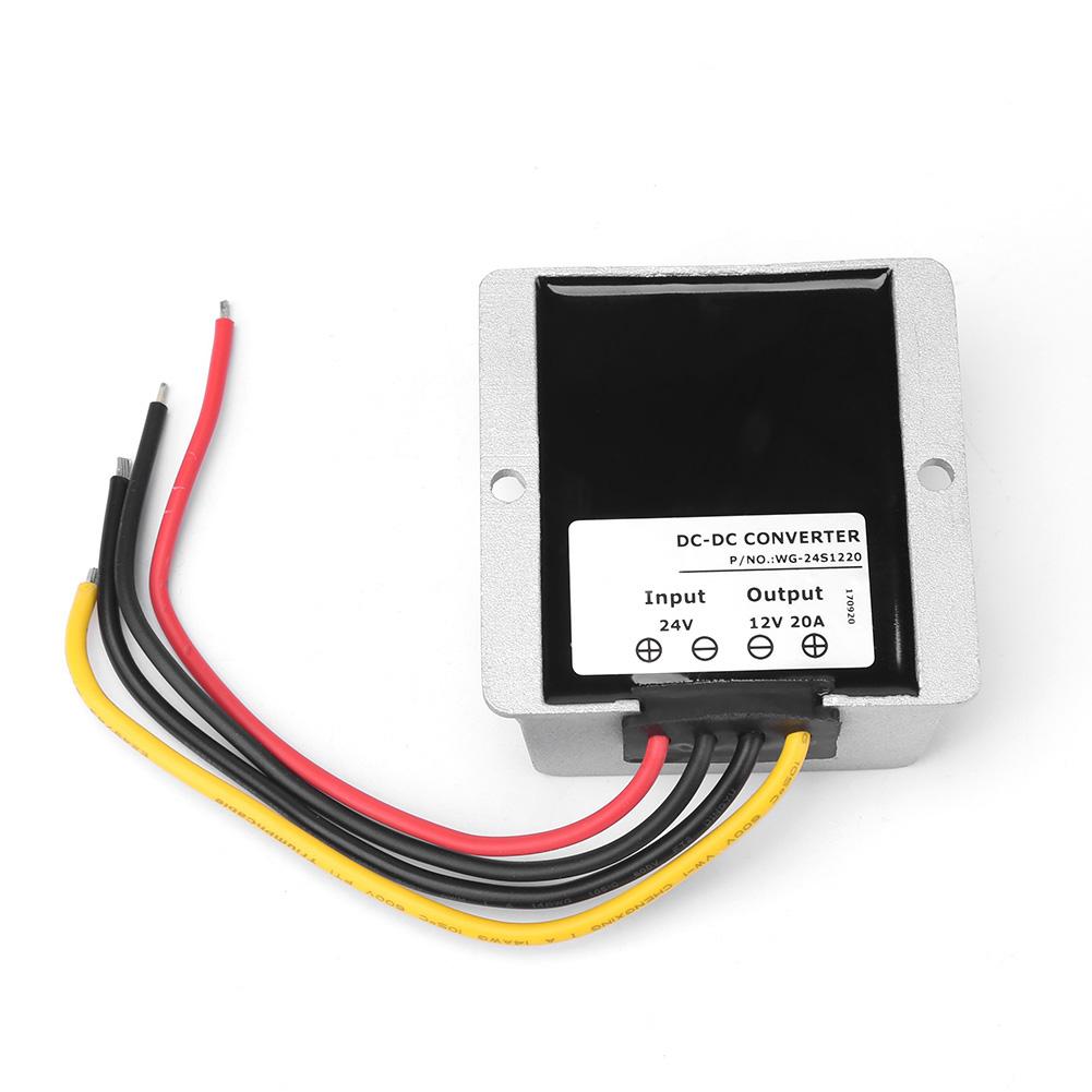 DC24V to 12V 20A 240W Step Down Converter Buck Voltage Regulator Module Waterproof IP68
DC24V to 12V 20A 240W Step Down Converter Buck Voltage Regulator Module Waterproof IP68