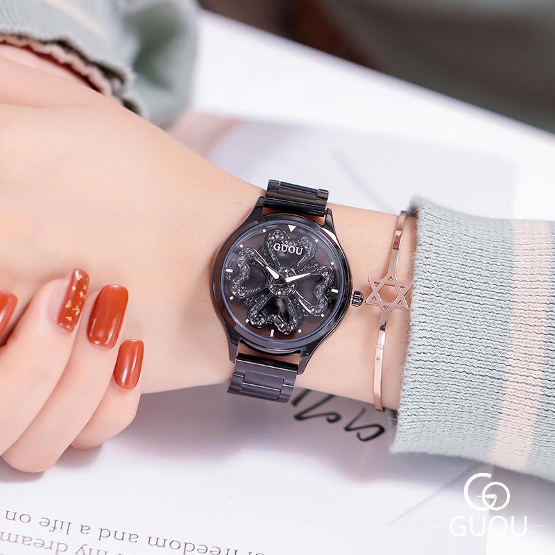 Гонконг Новий сталевий пояс Жіночий годинник у формі серця зі стразами Водонепроникний годинник Кварцовий годинник
Гонконг Новий сталевий пояс Жіночий годинник у формі серця зі стразами Водонепроникний годинник Кварцовий годинник