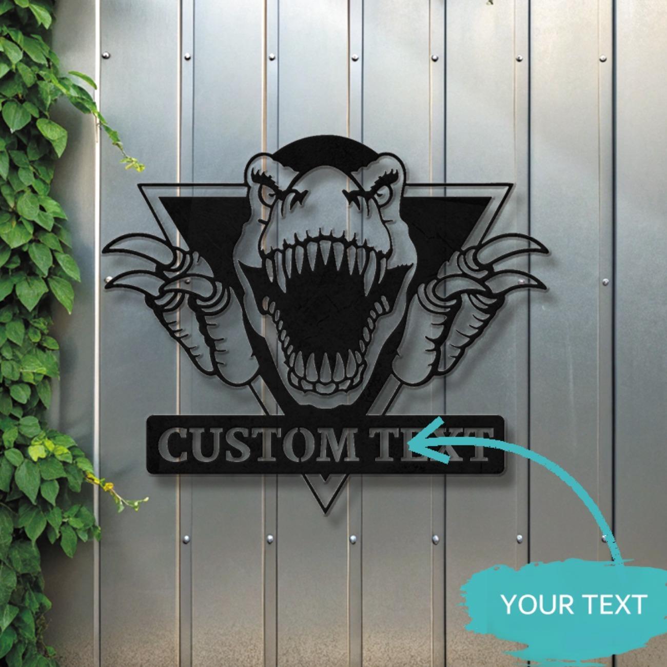 Custom T Rex Metal Sign, Black White Dinosaur Wall Decor for Home Man Cave M чёрный
Custom T Rex Metal Sign, Black White Dinosaur Wall Decor for Home Man Cave M чёрный