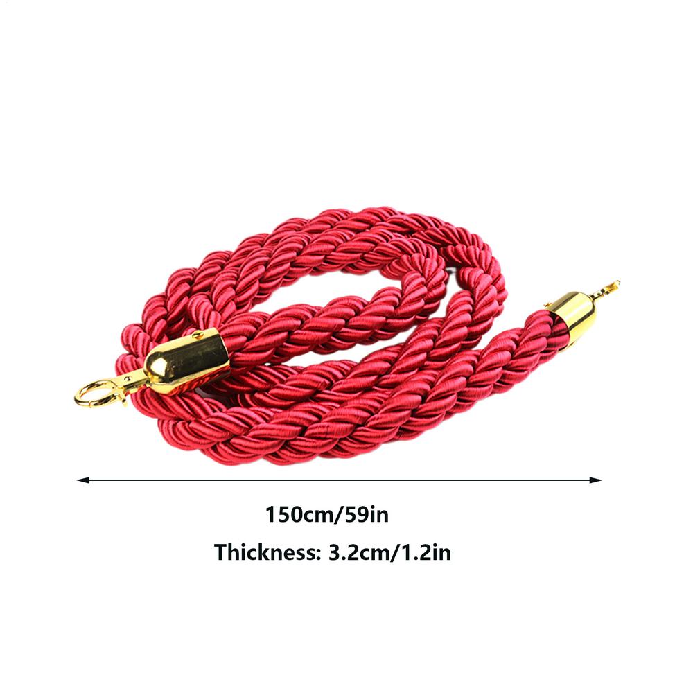 Stanchion Rope Long 4.9ft Twisted Street Safety Supplies Wedding Barrier Rope For Security Personnel Retail Stores Hotel червоний
Stanchion Rope Long 4.9ft Twisted Street Safety Supplies Wedding Barrier Rope For Security Personnel Retail Stores Hotel червоний