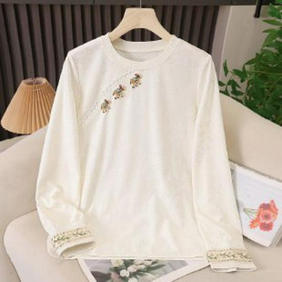 Women s Plus Size Loose Long-Sleeve Base Layer Top for Spring and Autumn - Slimming White Shirt for Middle-Aged and Elderly XL белый
Women s Plus Size Loose Long-Sleeve Base Layer Top for Spring and Autumn - Slimming White Shirt for Middle-Aged and Elderly XL белый