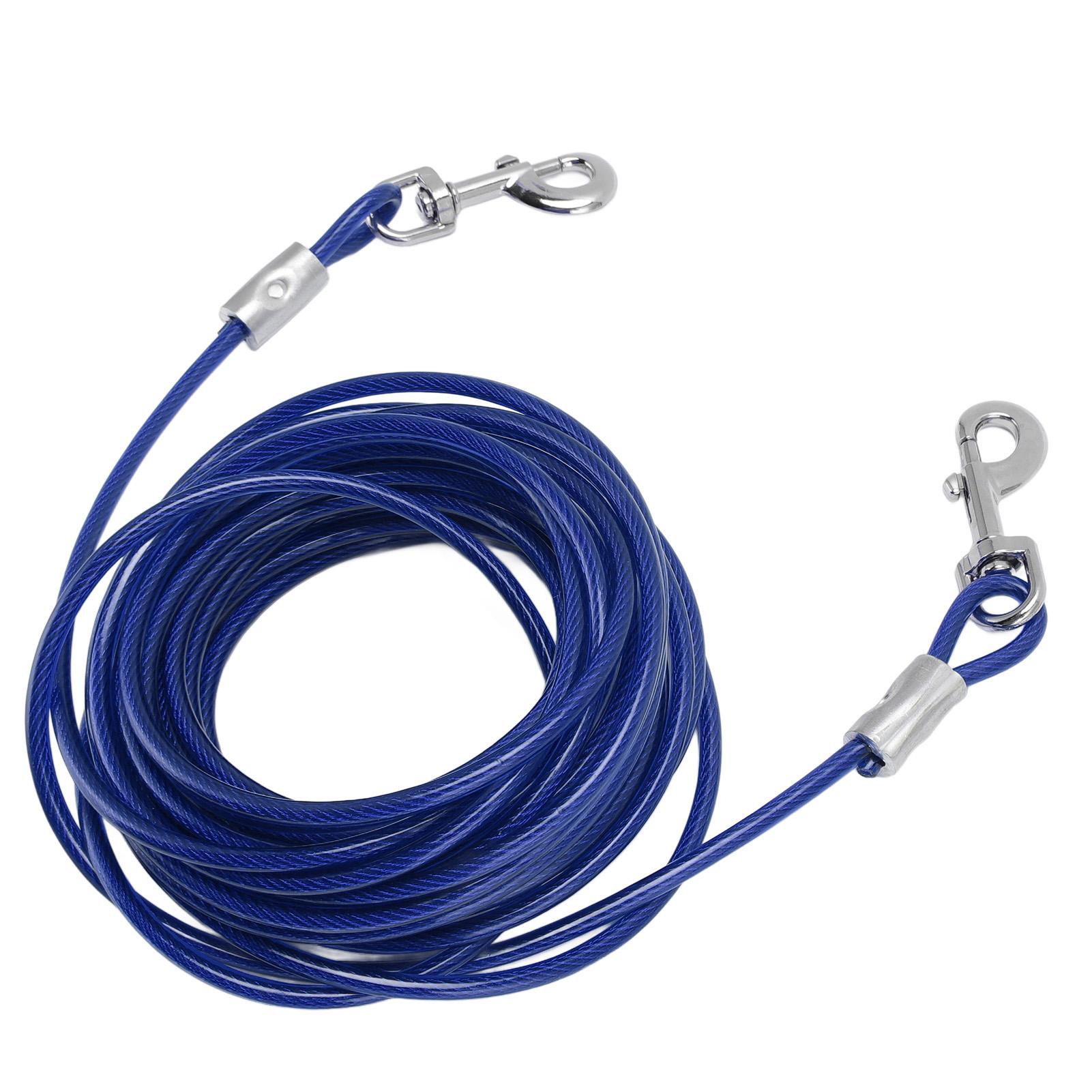 Dog Tie Out Cable Steel Wire Double Head Bite Resistant Outdoor Camping Dog Leash for Small Medium Large Dogs Blue 6mmx10m / 0.24inx32.8ft синий
Dog Tie Out Cable Steel Wire Double Head Bite Resistant Outdoor Camping Dog Leash for Small Medium Large Dogs Blue 6mmx10m / 0.24inx32.8ft синий