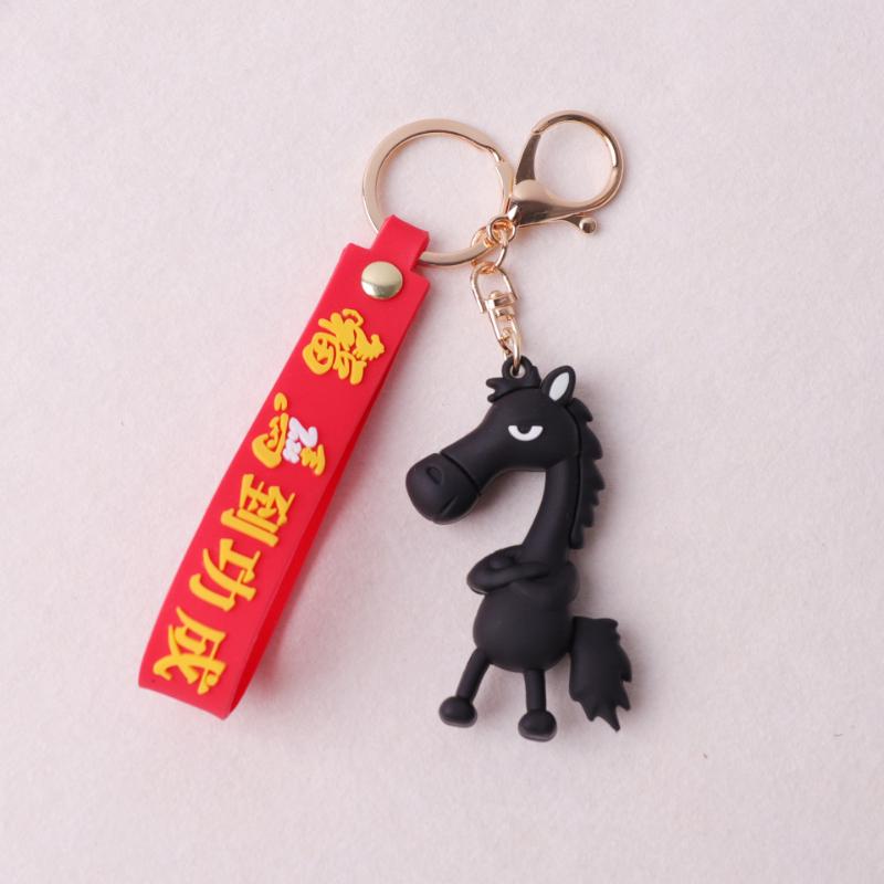 Cute Horse Shape Keychain Bag Pendant Good Luck Lettering Creative Pendant Rubber Cartoon Animal Keyring Fashion Horse Year Gift чёрный
Cute Horse Shape Keychain Bag Pendant Good Luck Lettering Creative Pendant Rubber Cartoon Animal Keyring Fashion Horse Year Gift чёрный