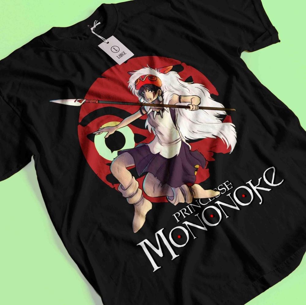 Princess Mononoke T-Shirt Hayao Miyazaki Studio Ghibli Gift Black Shirt All Size S
Princess Mononoke T-Shirt Hayao Miyazaki Studio Ghibli Gift Black Shirt All Size S